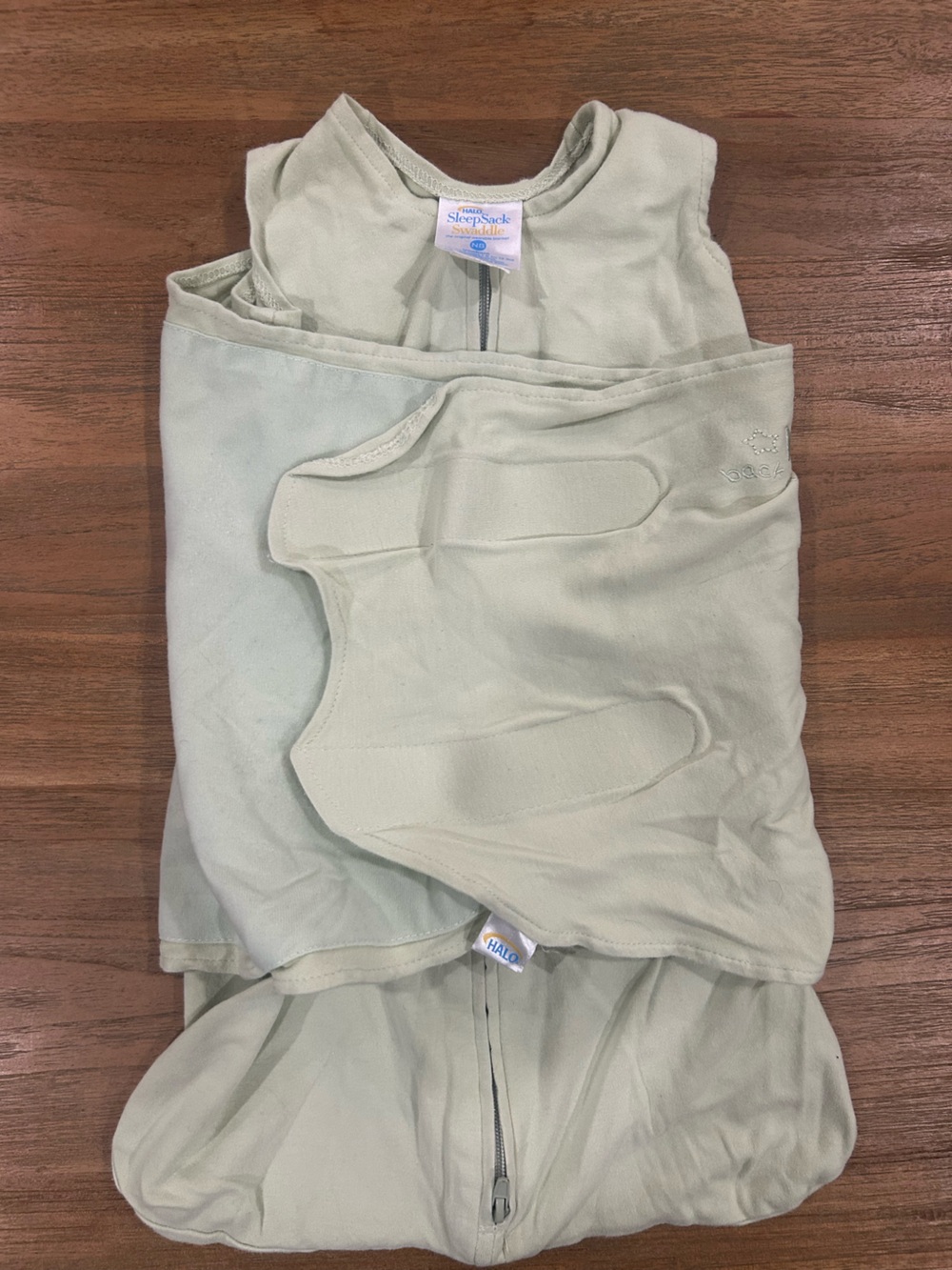 Halo Pale Sage Convertible Sleep Sack - Soft Green